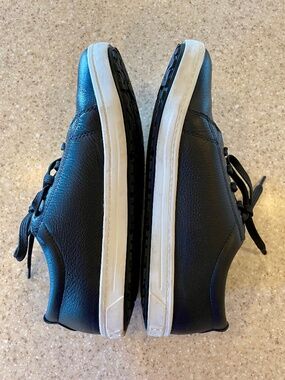 Birkenstock QO 500 Leather Lace-Up Sneakers Women’s Size 9 Black Comfort Shoes